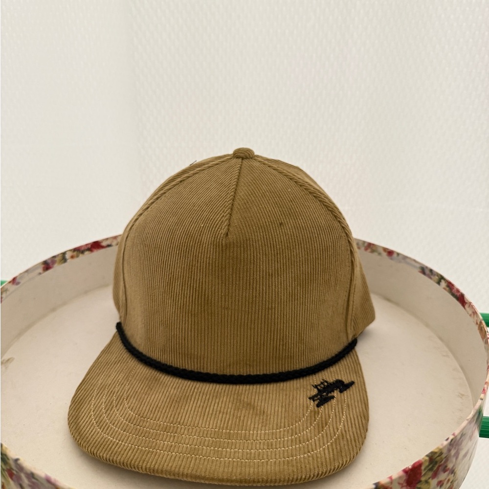Craft Tan Corduroy Hat with Black Accent
